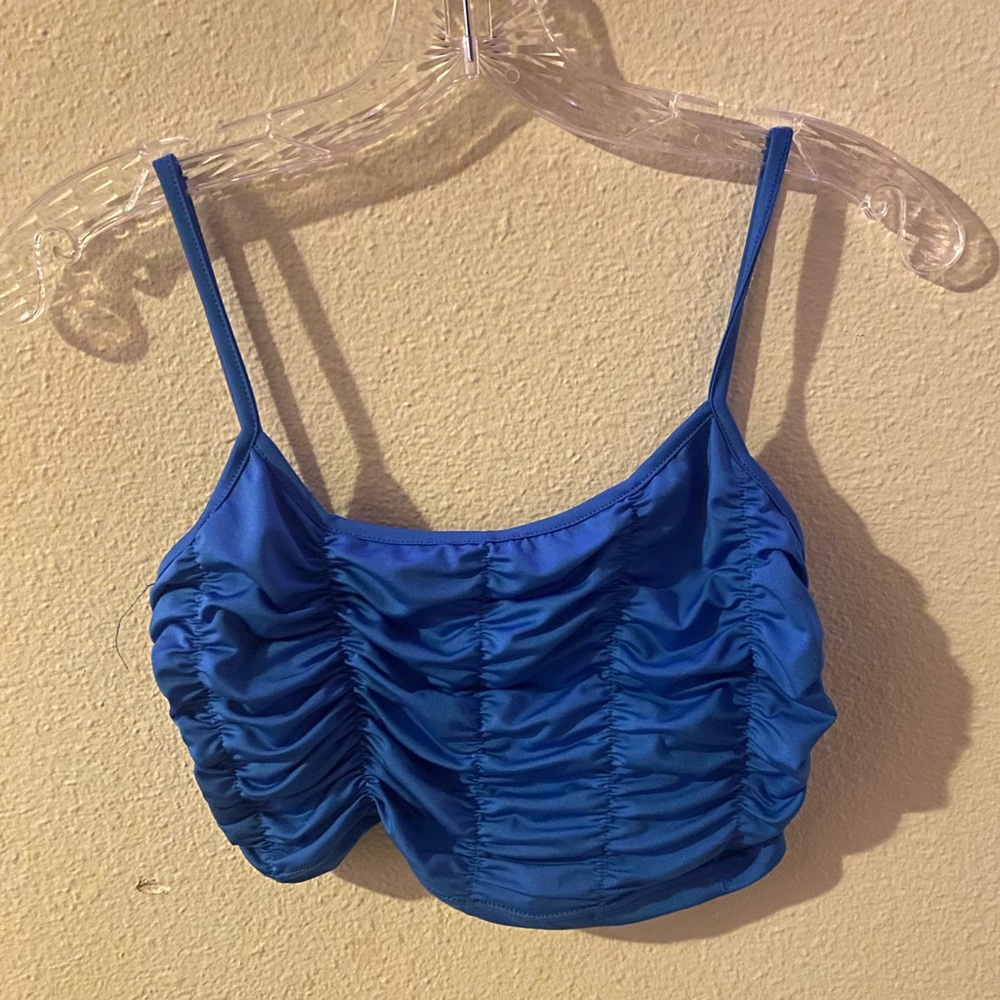 blue going out top